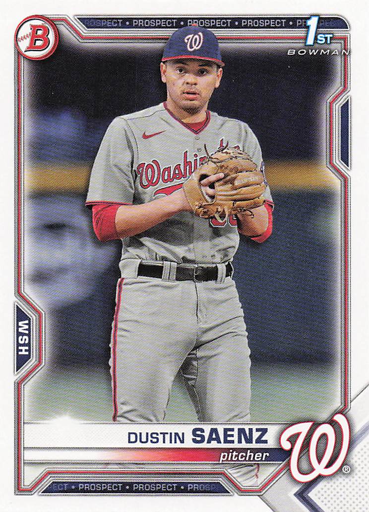 2021 Bowman Draft Baseball Dustin Saenz #BDC-14