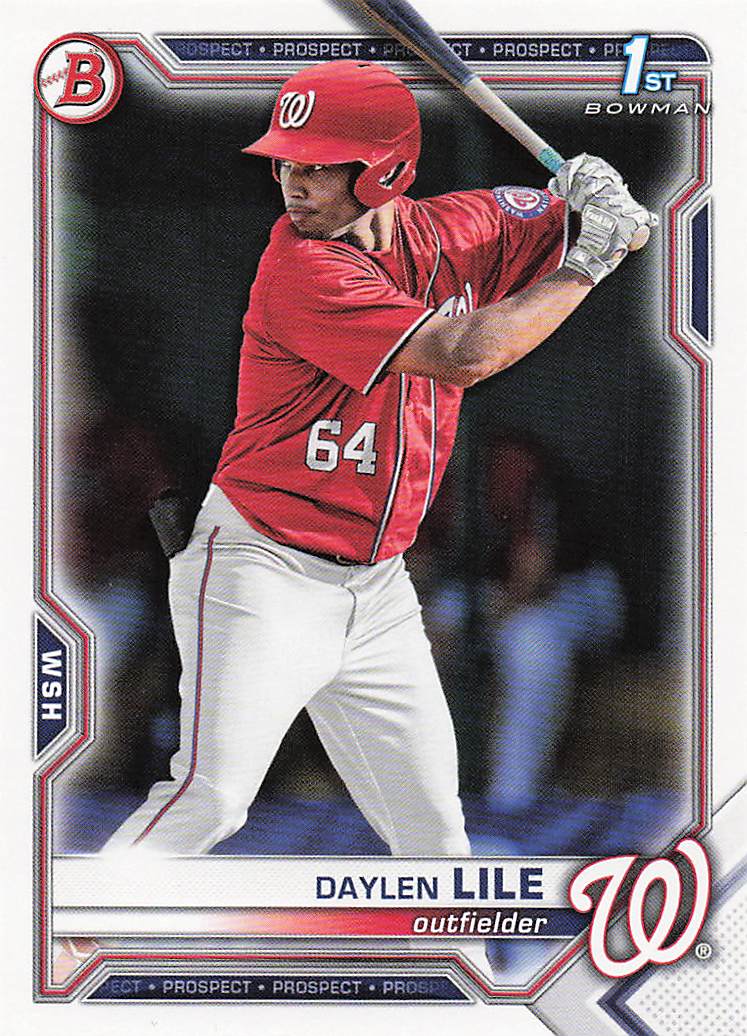 2021 Bowman Draft Baseball Daylen Lile #BD-18