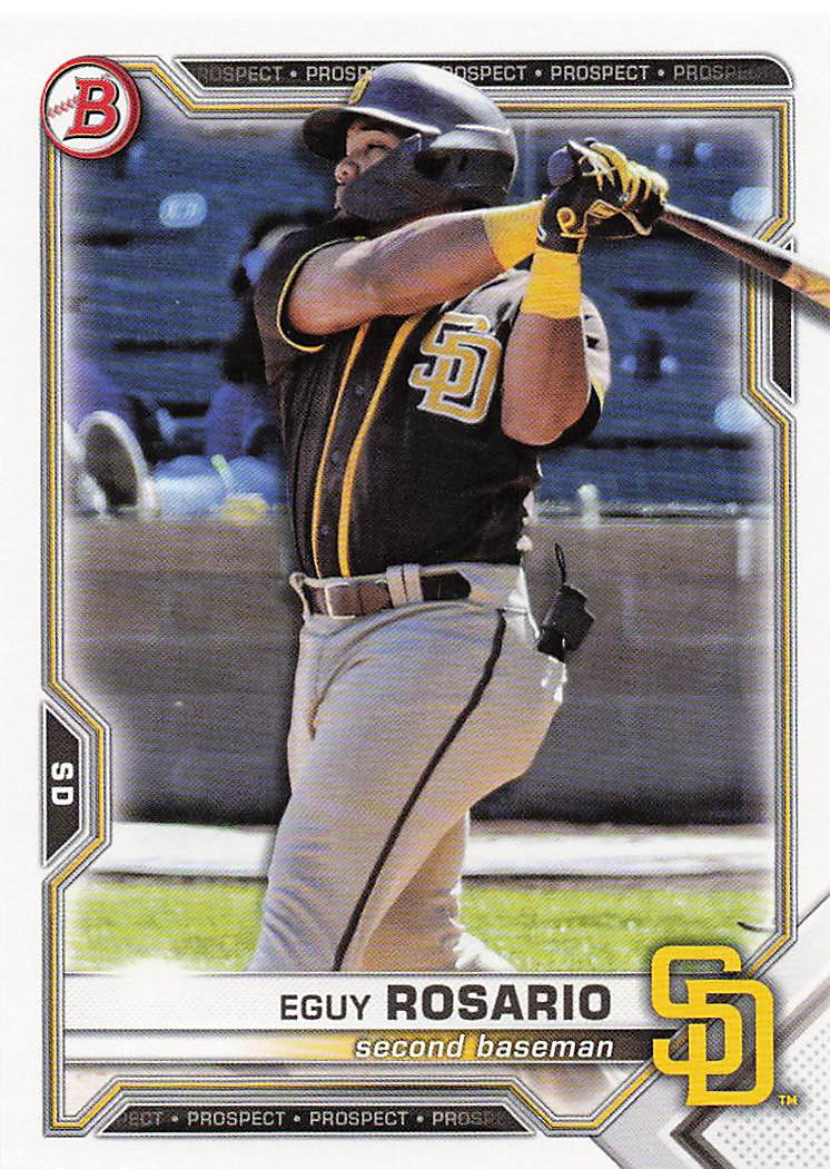 2021 Bowman Draft Baseball Eguy Rosario #BD-33