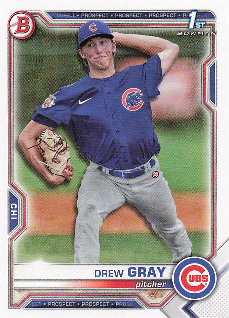 2021 Bowman Draft Baseball Drew Gray #BD-35