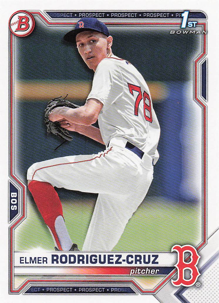 2021 Bowman Draft Baseball Elmer Rodriguez-Cruz #BD-37