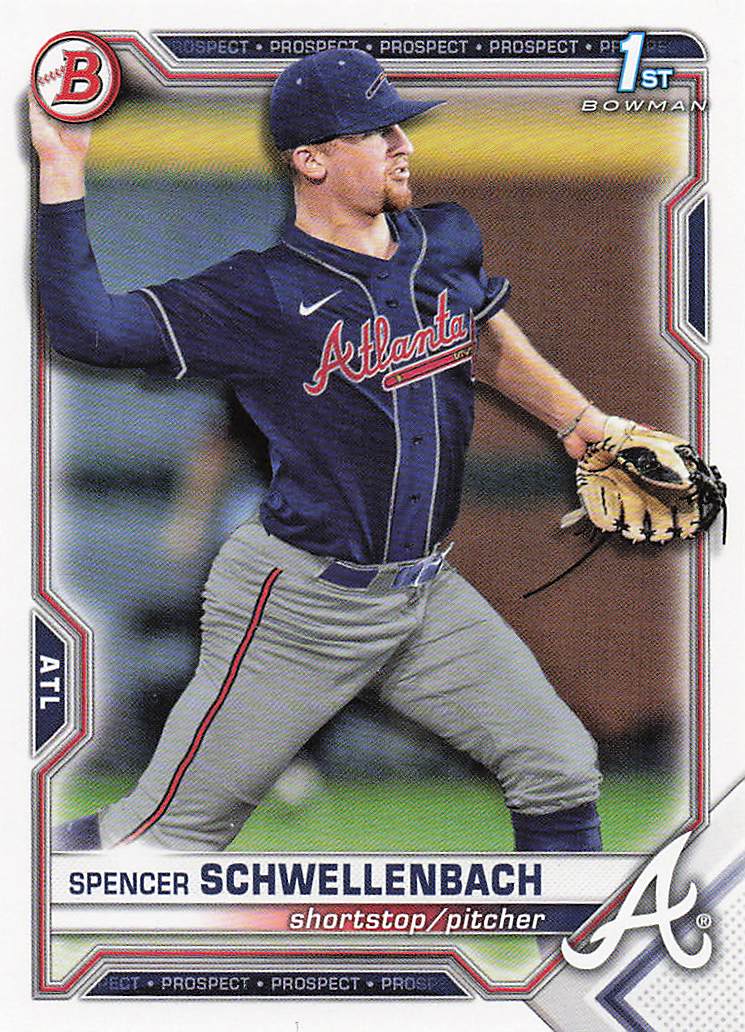 2021 Bowman Draft Baseball Spencer Schwellenbach #BD-44