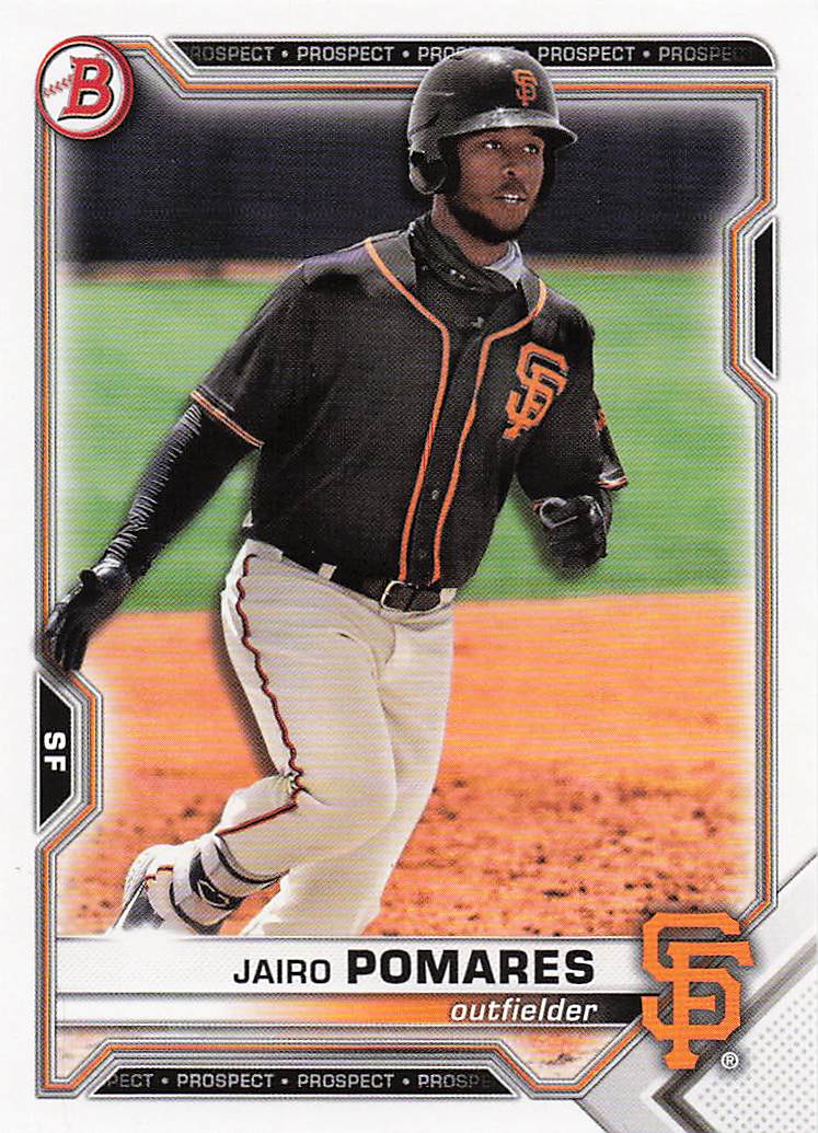 2021 Bowman Draft Baseball Jairo Pomares #BD-45