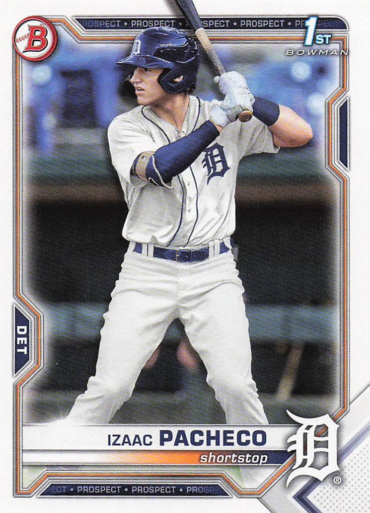 2021 Bowman Draft Baseball Izaac Pacheco #BD-46