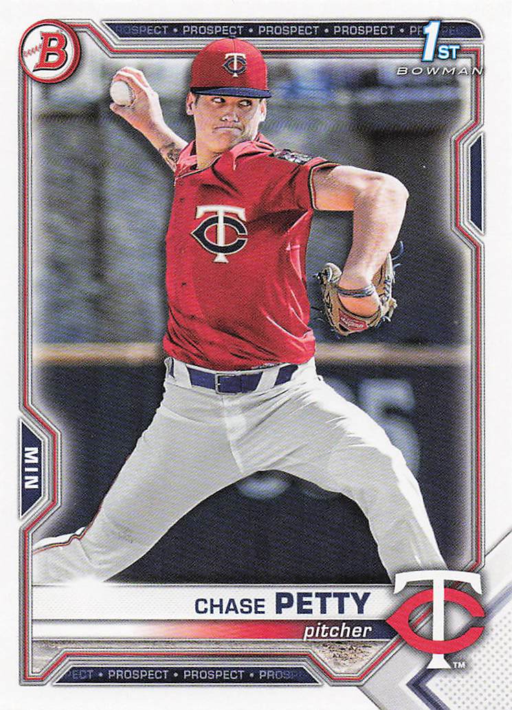 2021 Bowman Draft Baseball Chase Petty #BDC-49