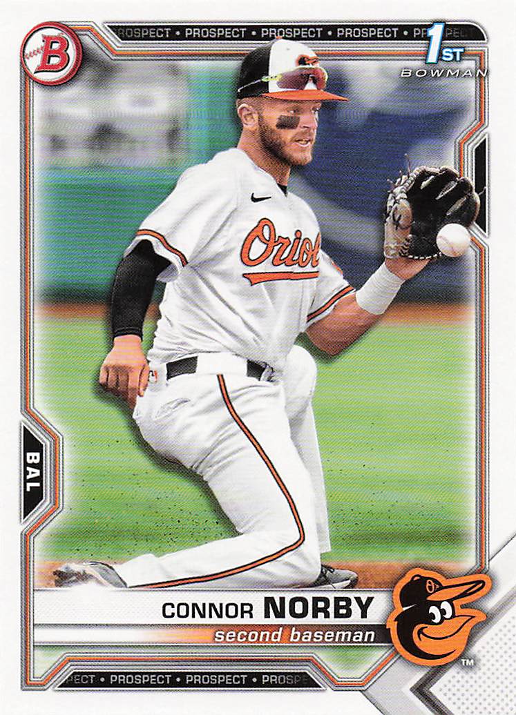 2021 Bowman Draft Baseball Connor Norby #BD-50