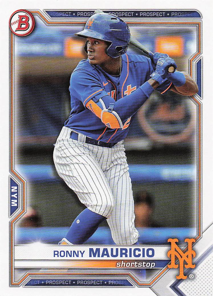 2021 Bowman Draft Baseball Ronny Mauricio #BD-52