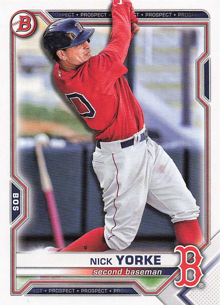 2021 Bowman Draft Baseball Nick Yorke #BD-53