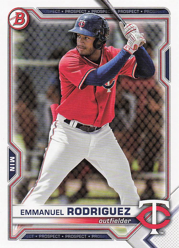 2021 Bowman Draft Baseball Emmanuel Rodriguez #BD-55