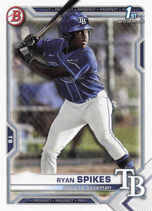 2021 Bowman Draft Baseball Ryan Spikes #BD-63
