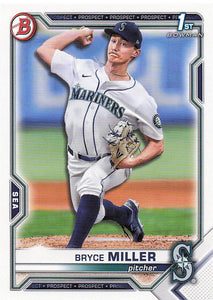 2021 Bowman Draft Baseball Bryce Miller #BD-64