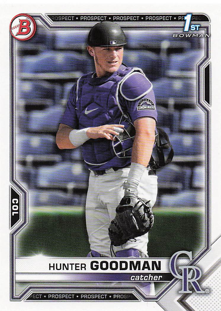 2021 Bowman Draft Baseball Hunter Goodman #BD-66