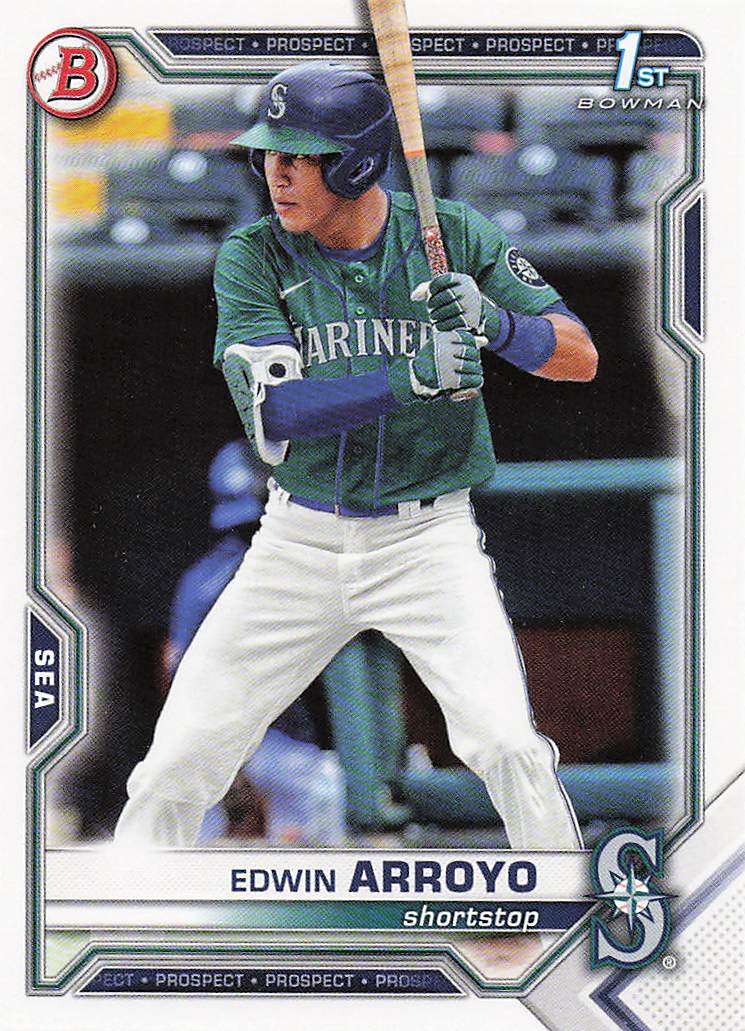2021 Bowman Draft Baseball Edwin Arroyo #BD-74