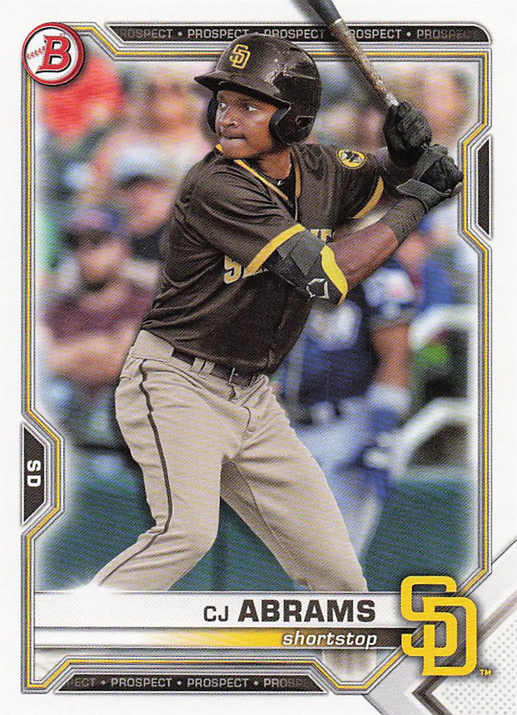 2021 Bowman Draft Baseball CJ Abrams #BD-76