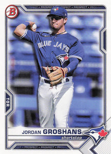 2021 Bowman Draft Baseball Jordan Groshans #BDC-82