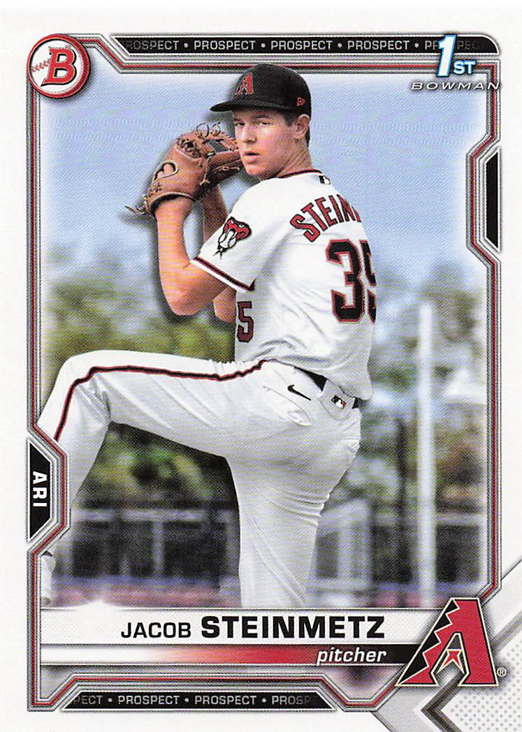 2021 Bowman Draft Baseball Jacob Steinmetz #BD-83