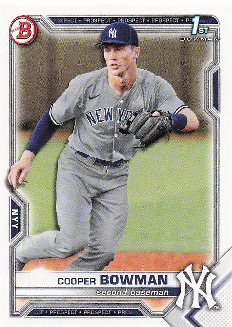 2021 Bowman Draft Baseball Cooper Bowman #BD-87