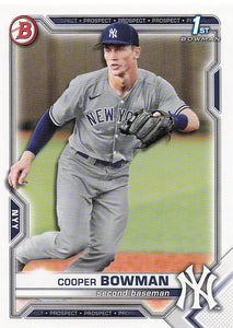 2021 Bowman Draft Baseball Cooper Bowman #BD-87