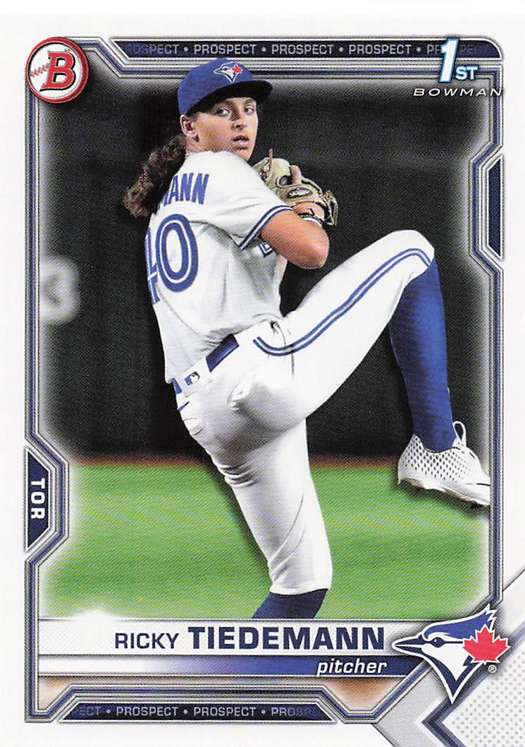 2021 Bowman Draft Baseball Ricky Tiedemann #BD-89