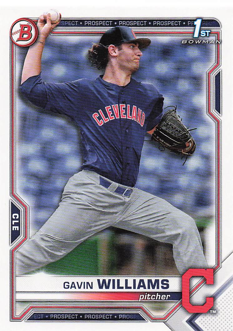 2021 Bowman Draft Baseball Gavin Williams #BD-93