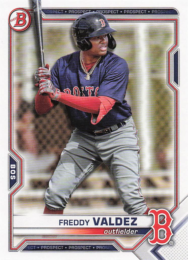 2021 Bowman Draft Baseball Freddy Valdez #BD-96