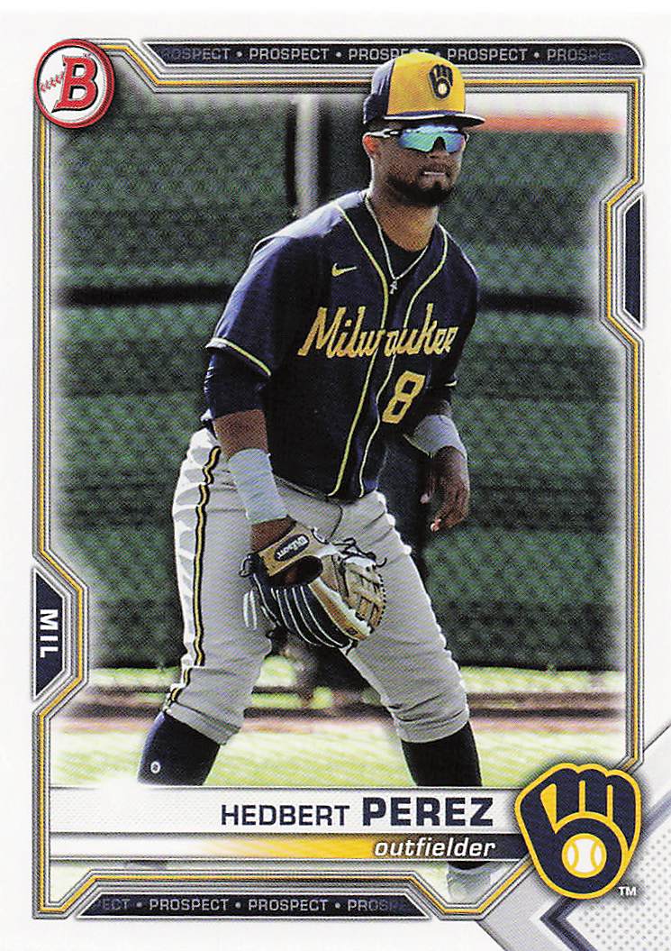 2021 Bowman Draft Baseball Hedbert Perez #BD-97
