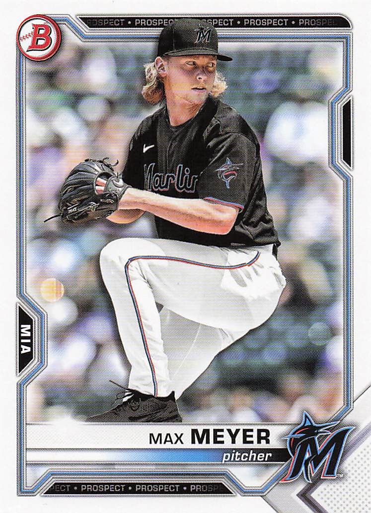 2021 Bowman Draft Baseball Max Meyer #BD-99