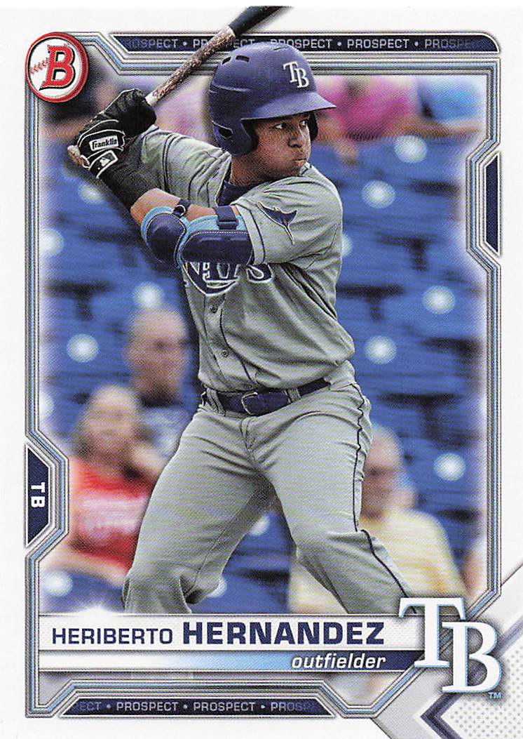 2021 Bowman Draft Baseball Heriberto Hernandez #BD-100