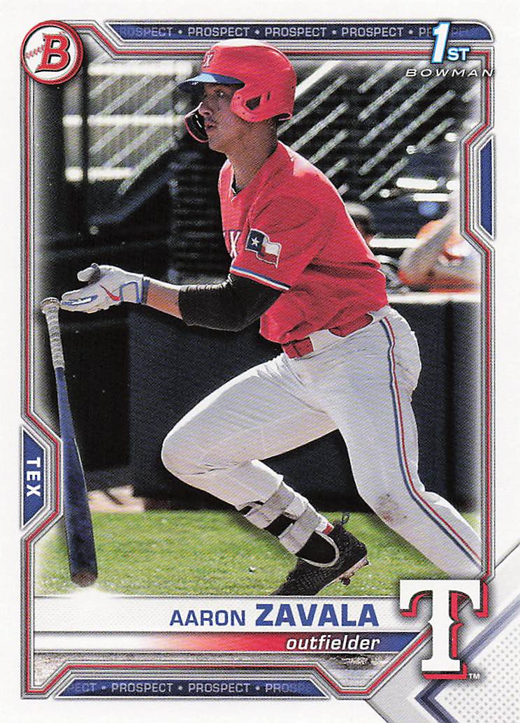 2021 Bowman Draft Baseball Aaron Zavala #BD-101