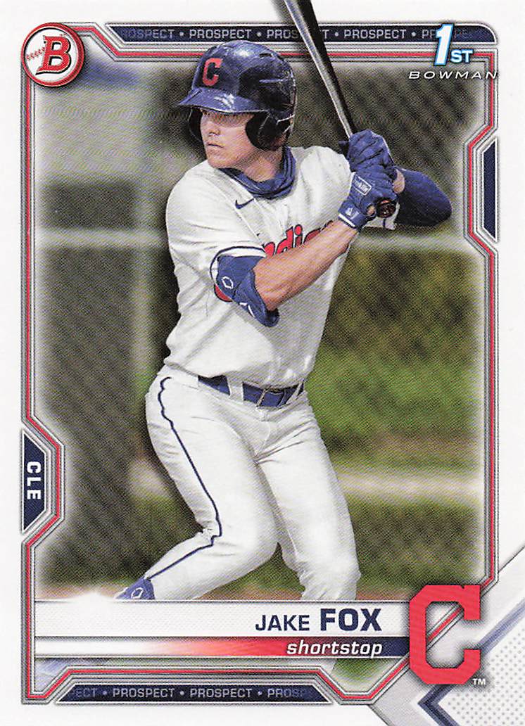 2021 Bowman Draft Baseball Jake Fox #BD-102