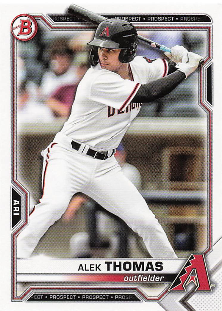 2021 Bowman Draft Baseball Alek Thomas #BD-105