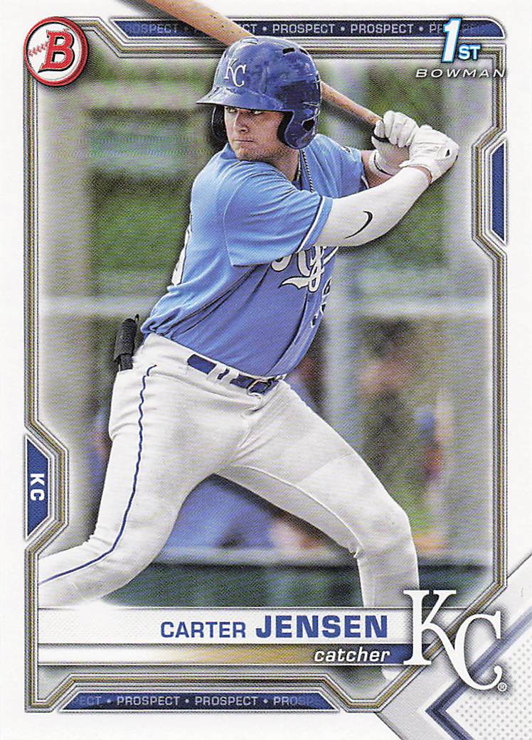 2021 Bowman Draft Baseball Carter Jensen #BD-106