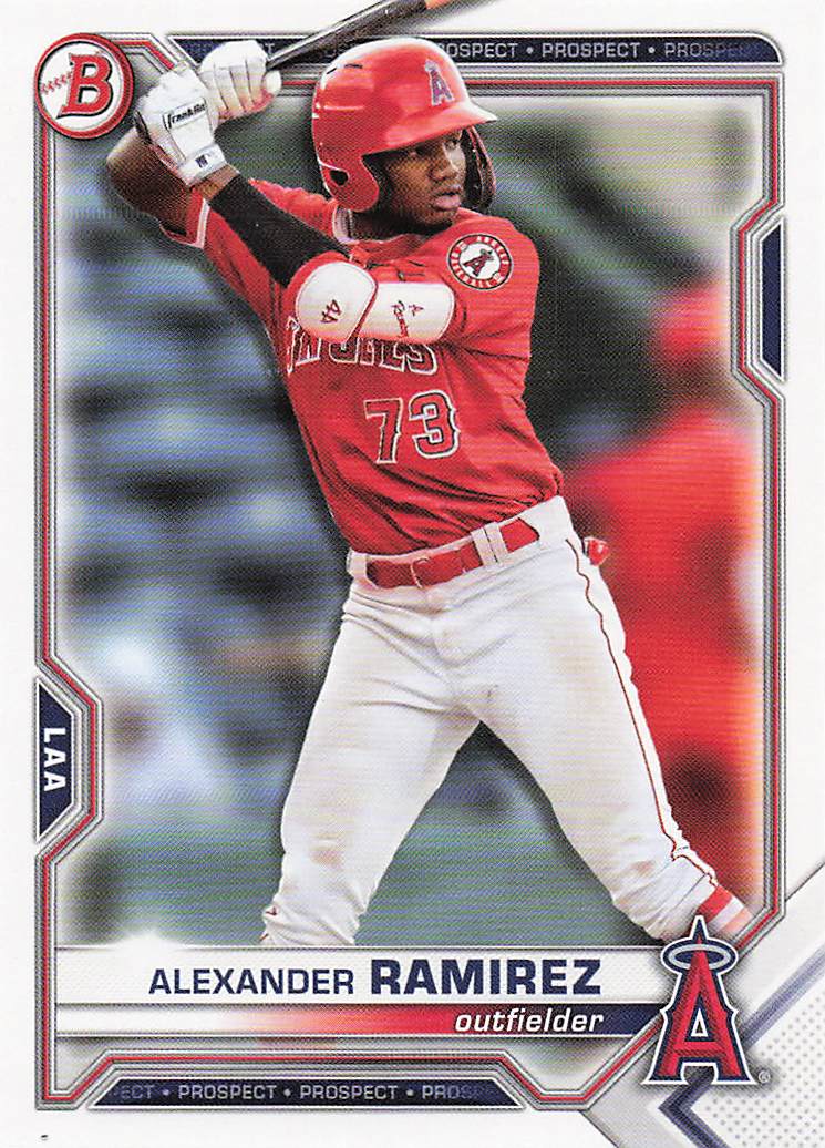 2021 Bowman Draft Baseball Alexander Ramirez #BD-110
