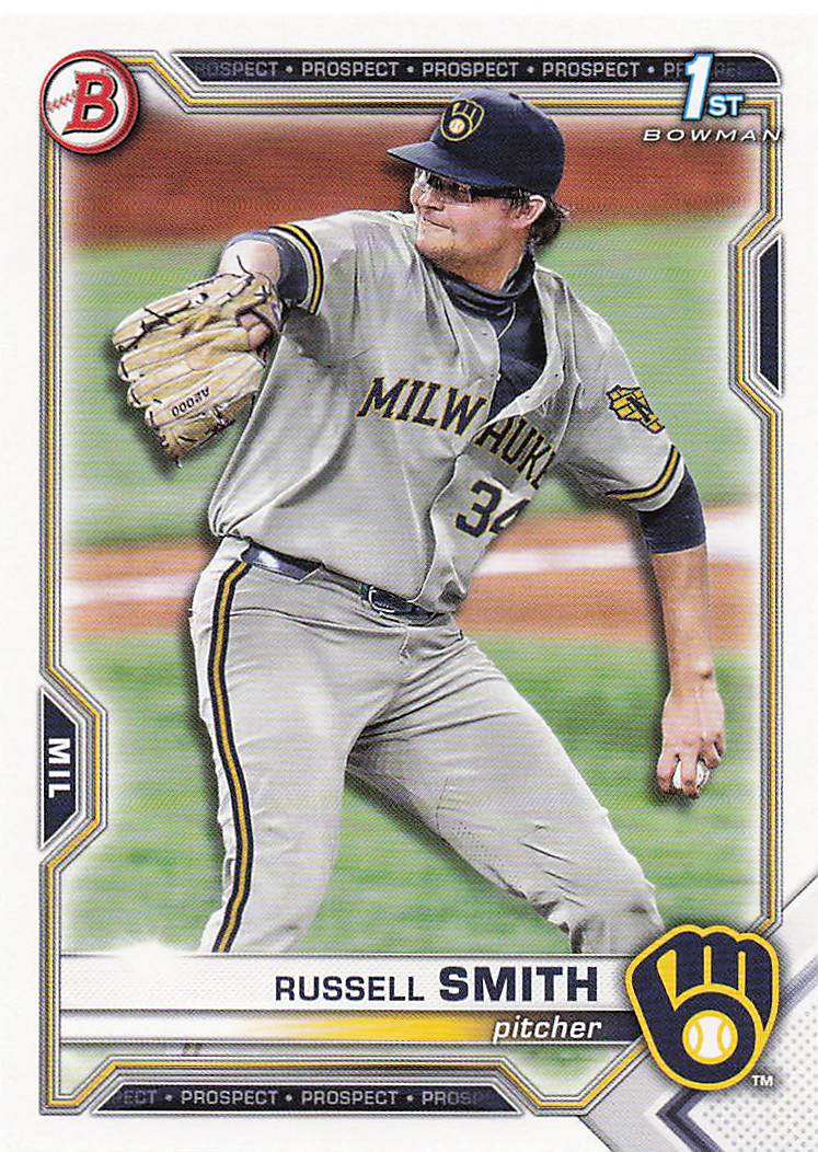 2021 Bowman Draft Baseball Russell Smith #BD-113