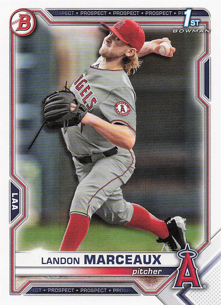 2021 Bowman Draft Baseball Landon Marceaux #BD-115