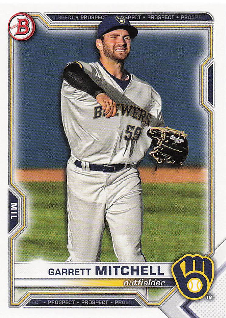 2021 Bowman Draft Baseball Garrett Mitchell #BD-116