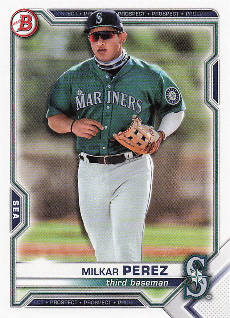 2021 Bowman Draft Baseball Milkar Perez #BD-117