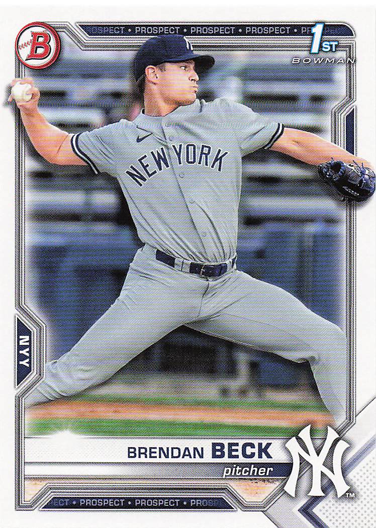 2021 Bowman Draft Baseball Brendan Beck #BD-118