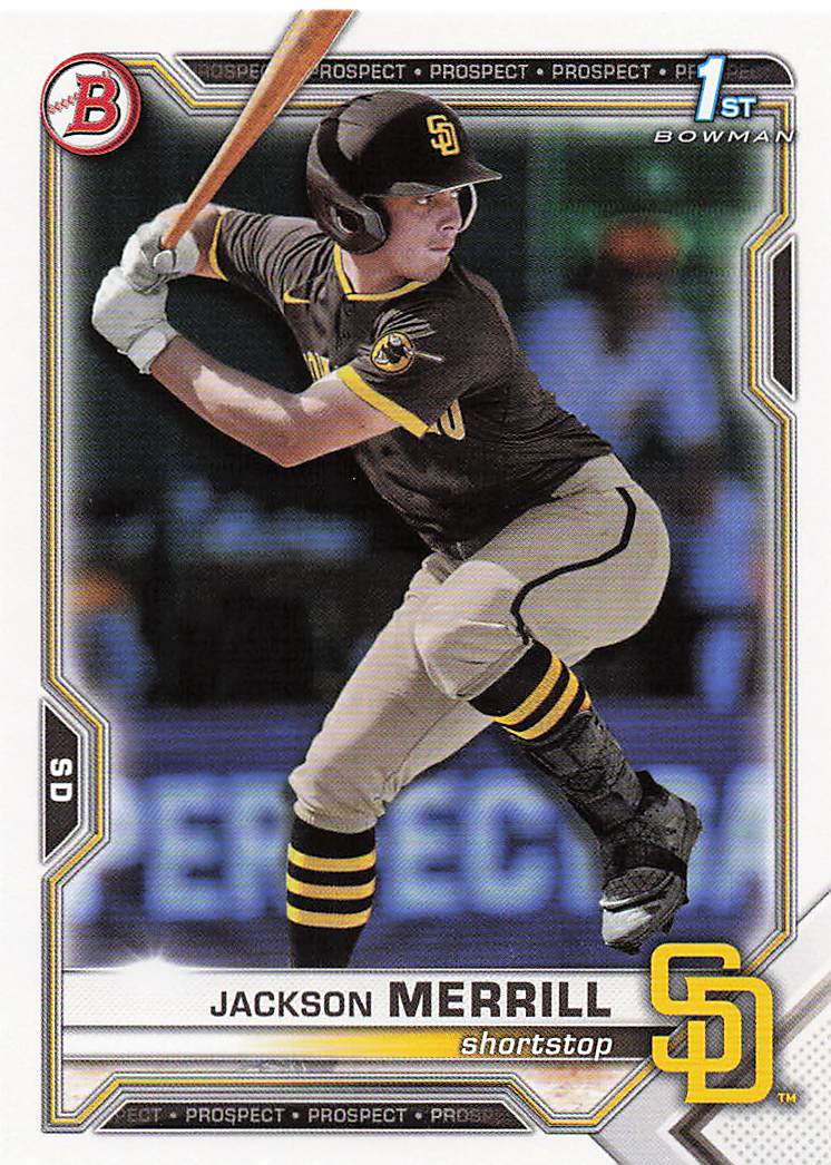 2021 Bowman Draft Baseball Jackson Merrill #BD-119