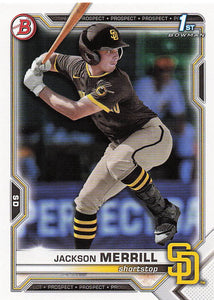 2021 Bowman Draft Baseball Jackson Merrill #BD-119