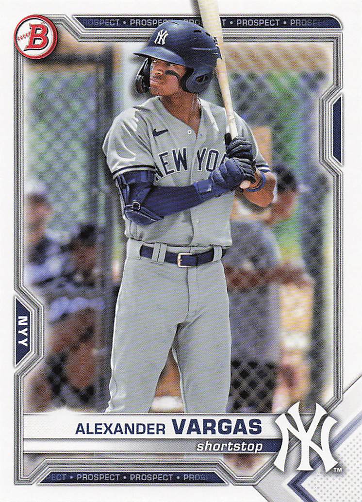 2021 Bowman Draft Baseball Alexander Vargas #BD-121