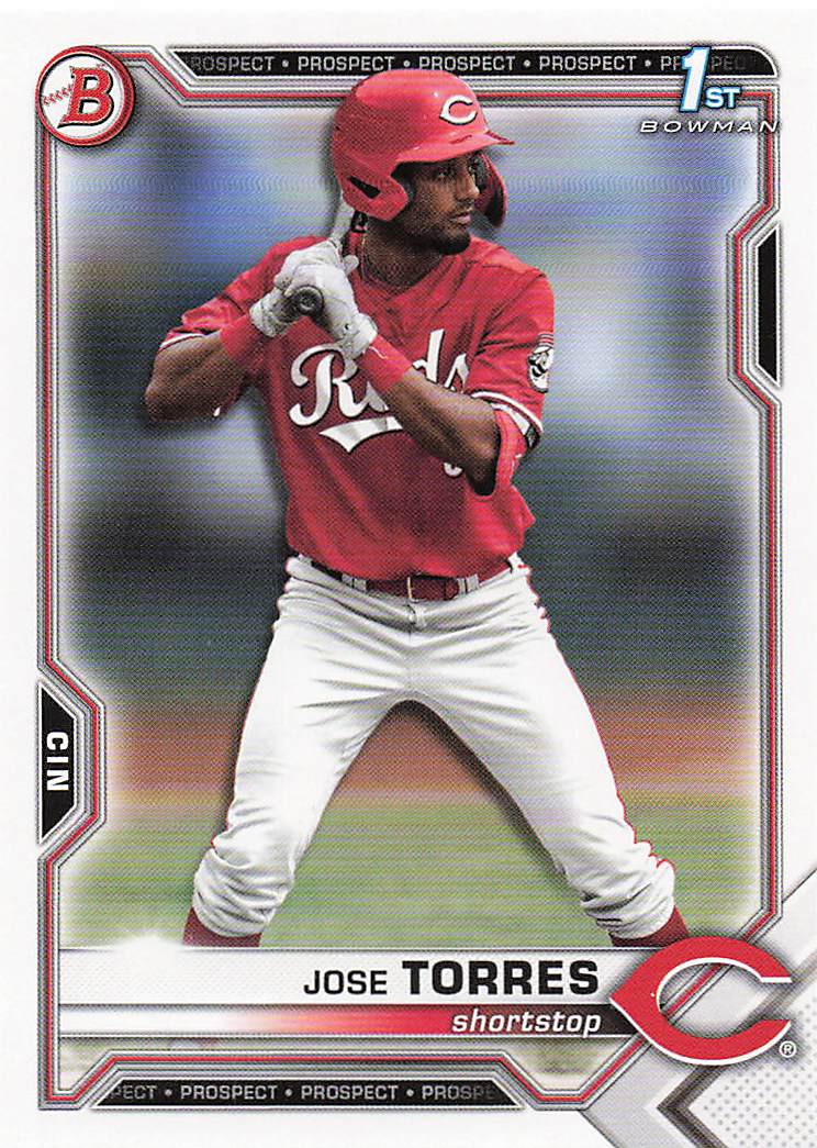 2021 Bowman Draft Baseball Jose Torres #BD-125