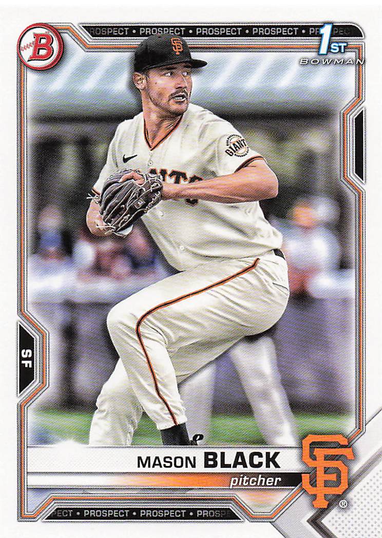 2021 Bowman Draft Baseball Mason Black #BD-129