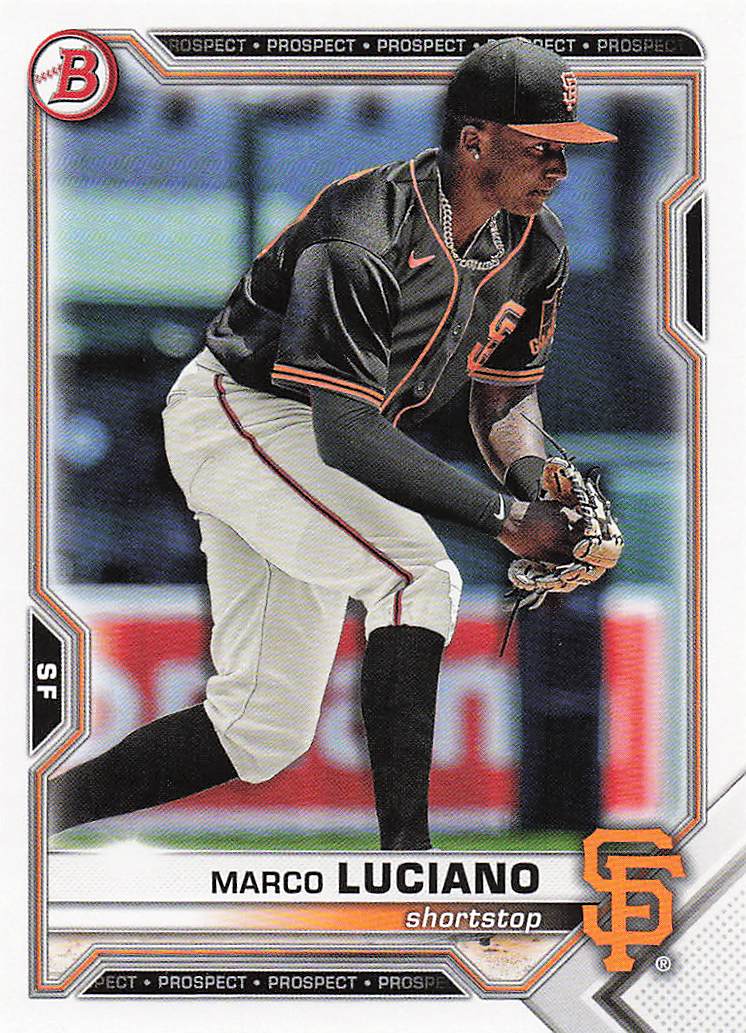 2021 Bowman Draft Baseball Marco Luciano #BD-131