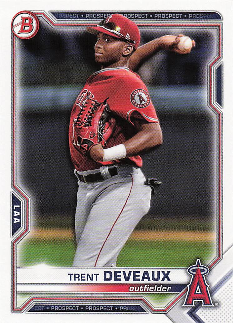 2021 Bowman Draft Baseball Trent Deveaux #BD-133