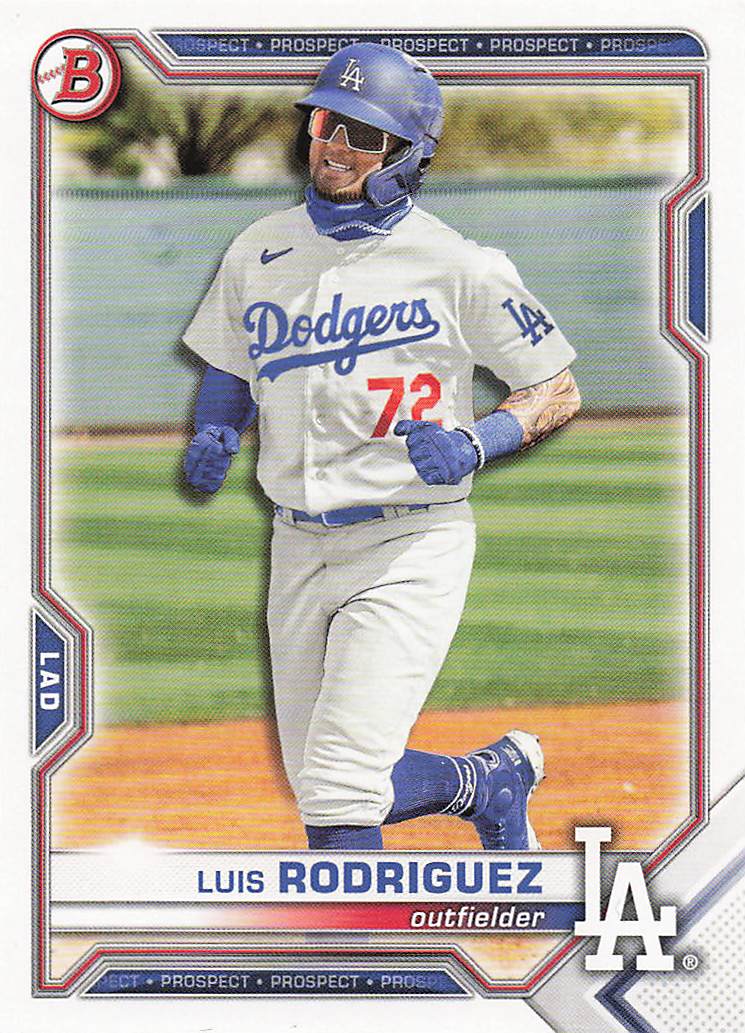 2021 Bowman Draft Baseball Luis Rodriguez #BD-134