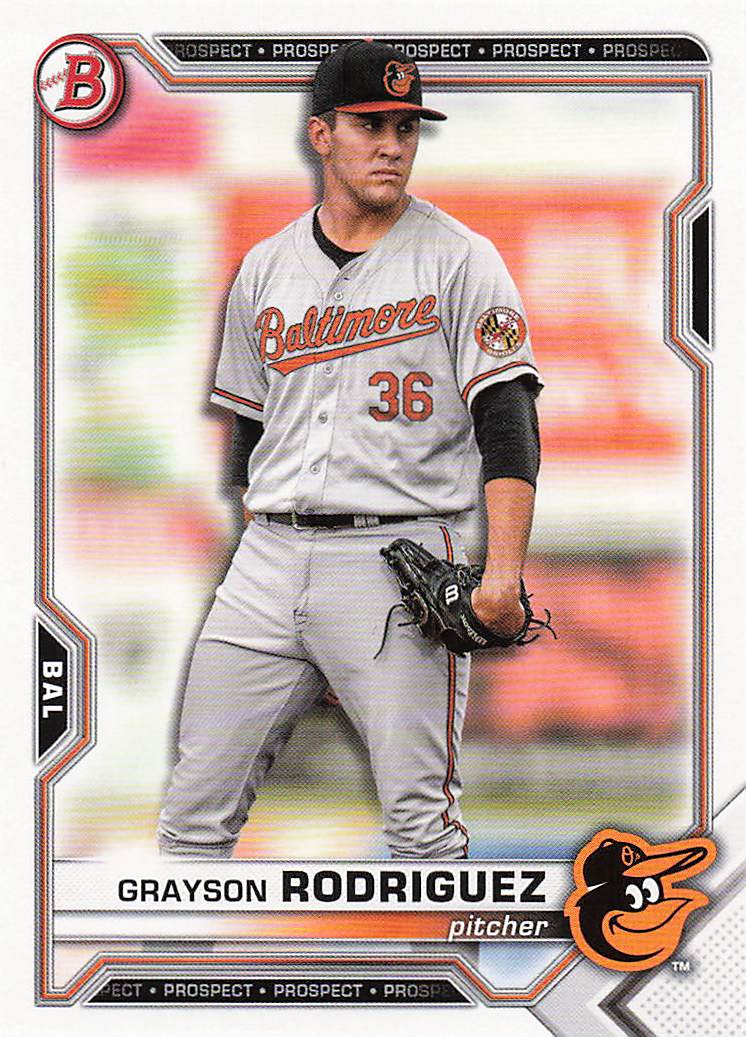 2021 Bowman Draft Baseball Grayson Rodriguez #BD-136