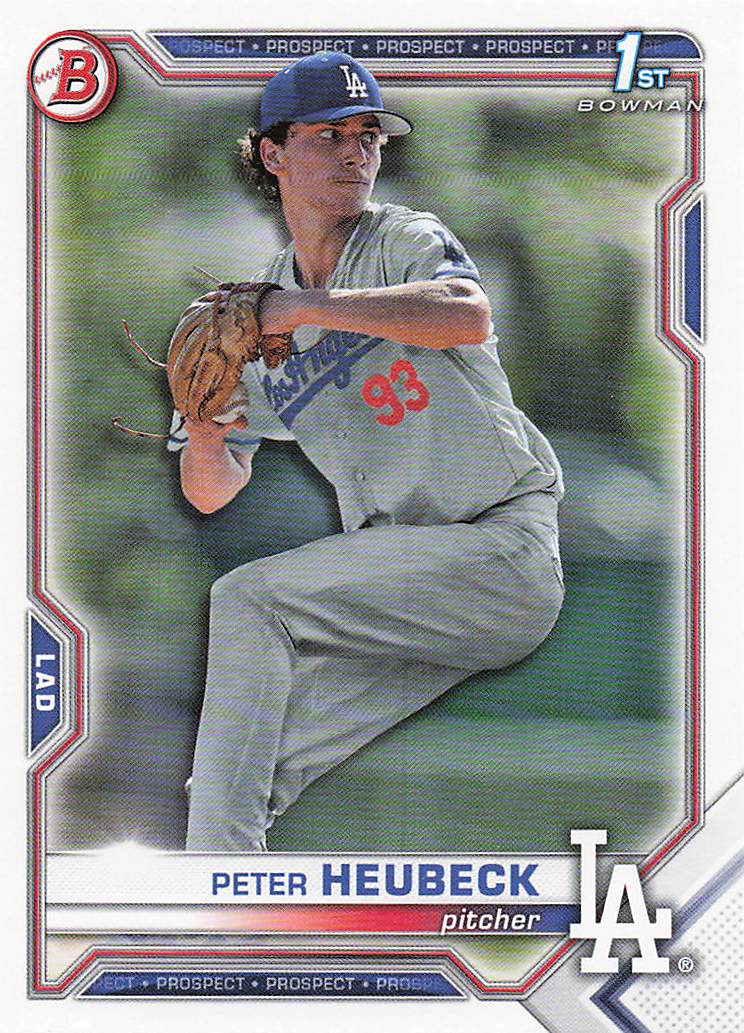 2021 Bowman Draft Baseball Peter Heubeck #BD-146