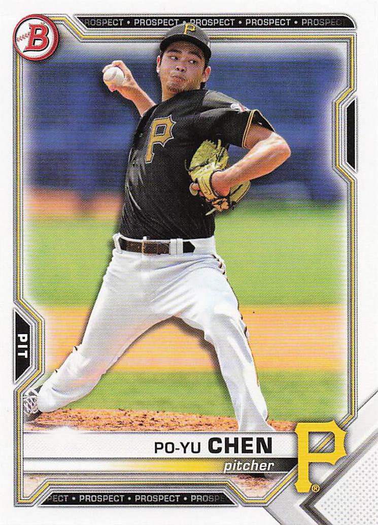 2021 Bowman Draft Baseball Po-Yu Chen #BD-151
