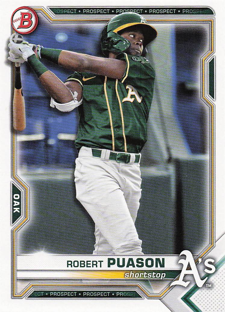 2021 Bowman Draft Baseball Robert Puason #BD-153